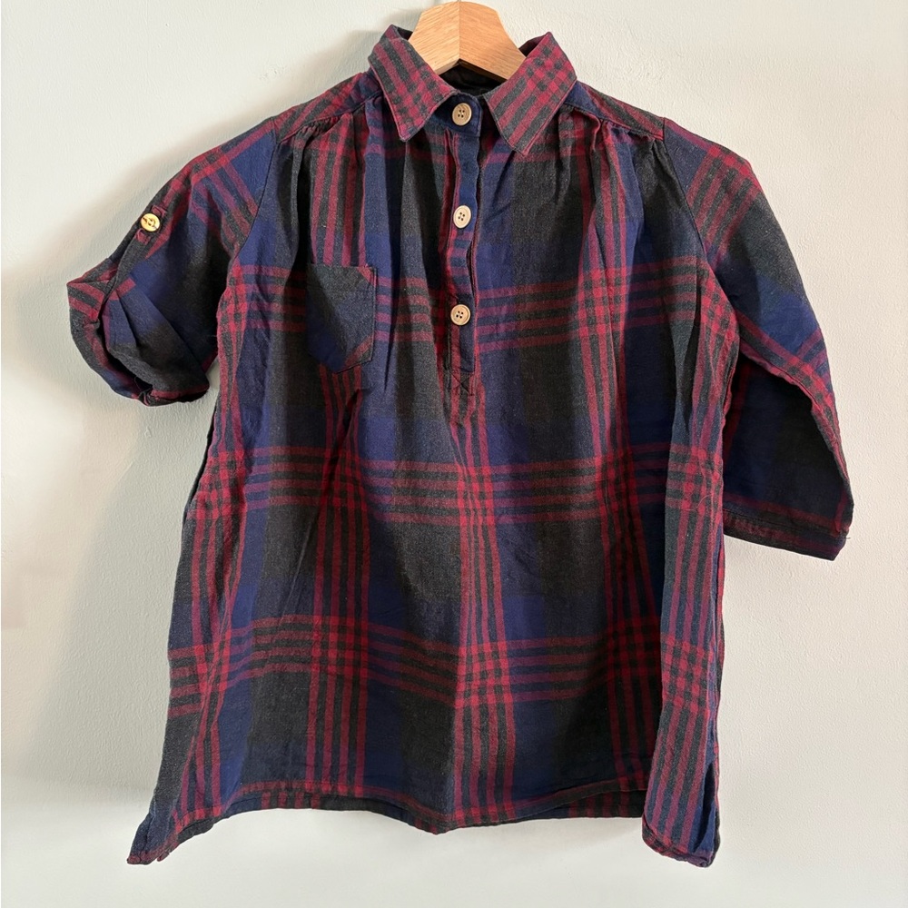 VGUC Neve/Hawk Plaid Flannel Dress, sz 5/6